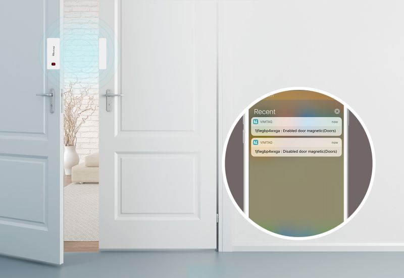 Vimtag Premium Home Security Kit | P1 Camera w/ Magnetic Sensors, Wireless Video Monitoring and Surveillance, State of the Art Sensors, Pan/Tilt with Two-Way Audio & Night Vision, Plug/Play.