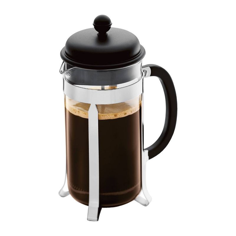 Bodum Caffettiera 8 Cup / 34oz French Press Coffee For Two Set - Black