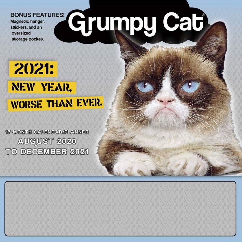 Sellers Publishing 2021 Grumpy Cat&Acirc;&reg; 17-Month Wall Calendar/Planner [Calendar] Grumpy Cat Limited