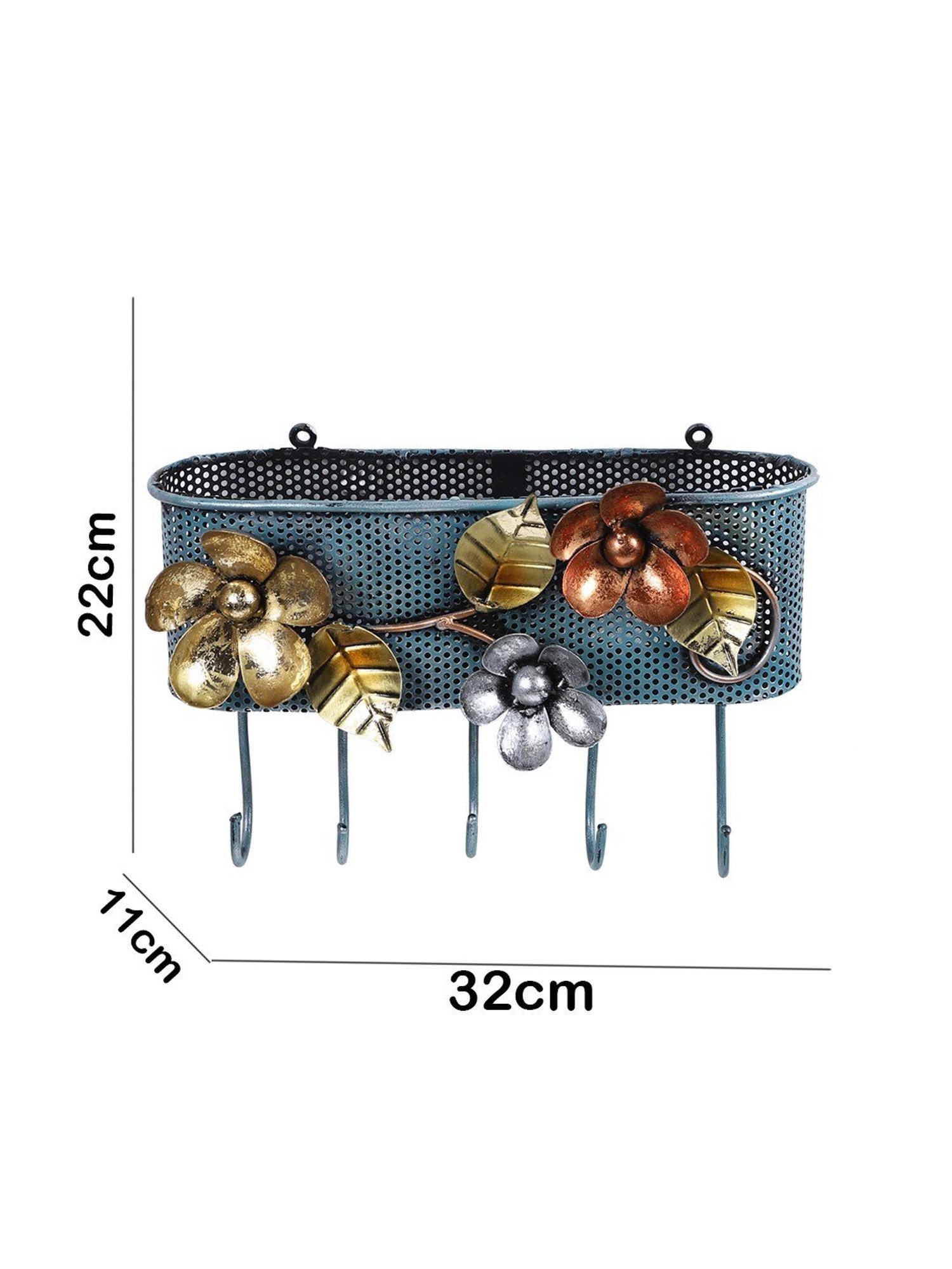 Aapno Rajasthan Multicolor Metal Key Holder