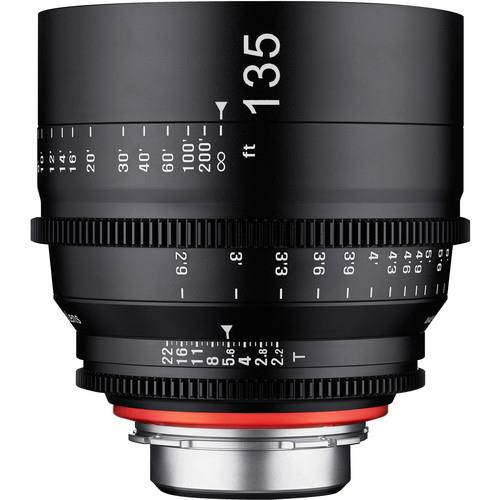 Rokinon Xeen 135mm T2.2 Manual Focus Professional Cine Lens with Canon EF Mount