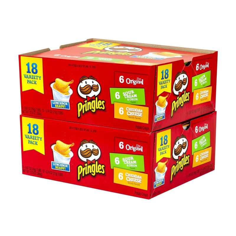 Pringles Chips Snack Size Variety Pack 36 ct