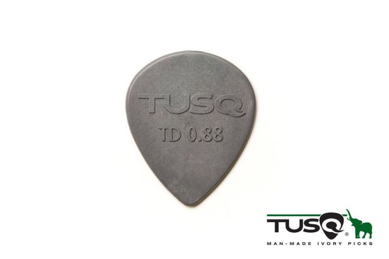 Graph Tech Tusq Picks Teardrop 0.88mm Deep Tone Gray 6 pieces PQP-0588-G6
