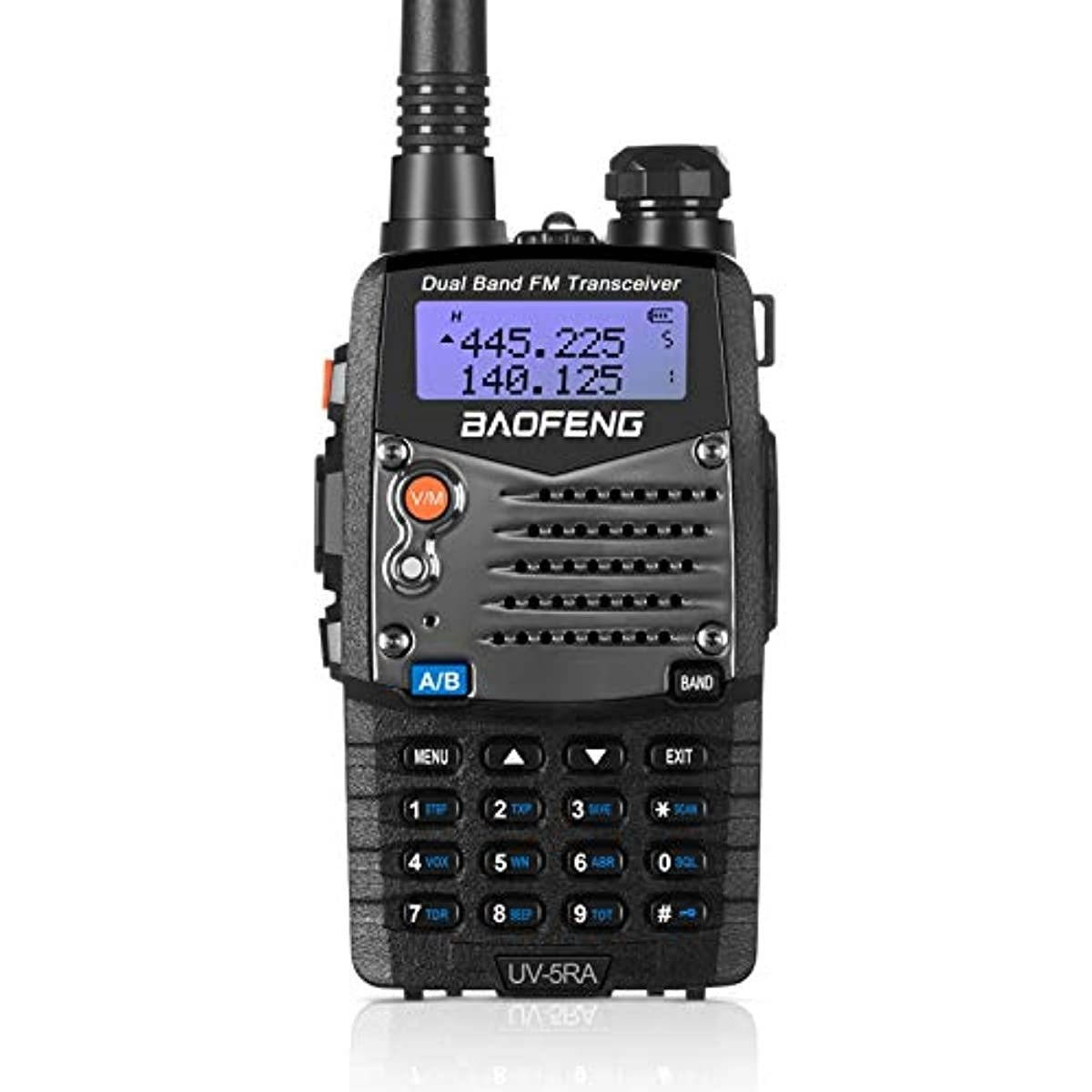 BaoFeng Two Way Radio,The UV-5R-A,Dual Band Radio with 2100mAh Li-ion Battery Portable Walkie Talkies with Includes Full Kit