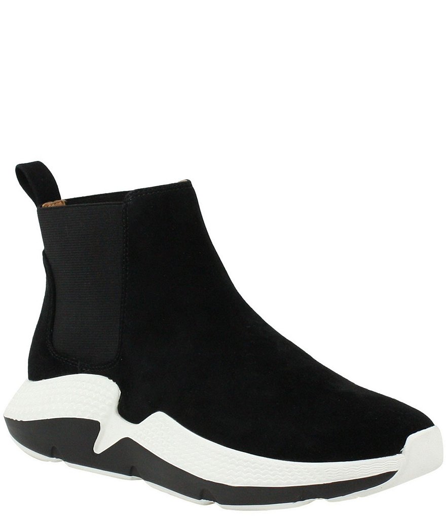 L'Amour Des Pieds Haddy Suede Chelsea Chunky Sneaker Booties