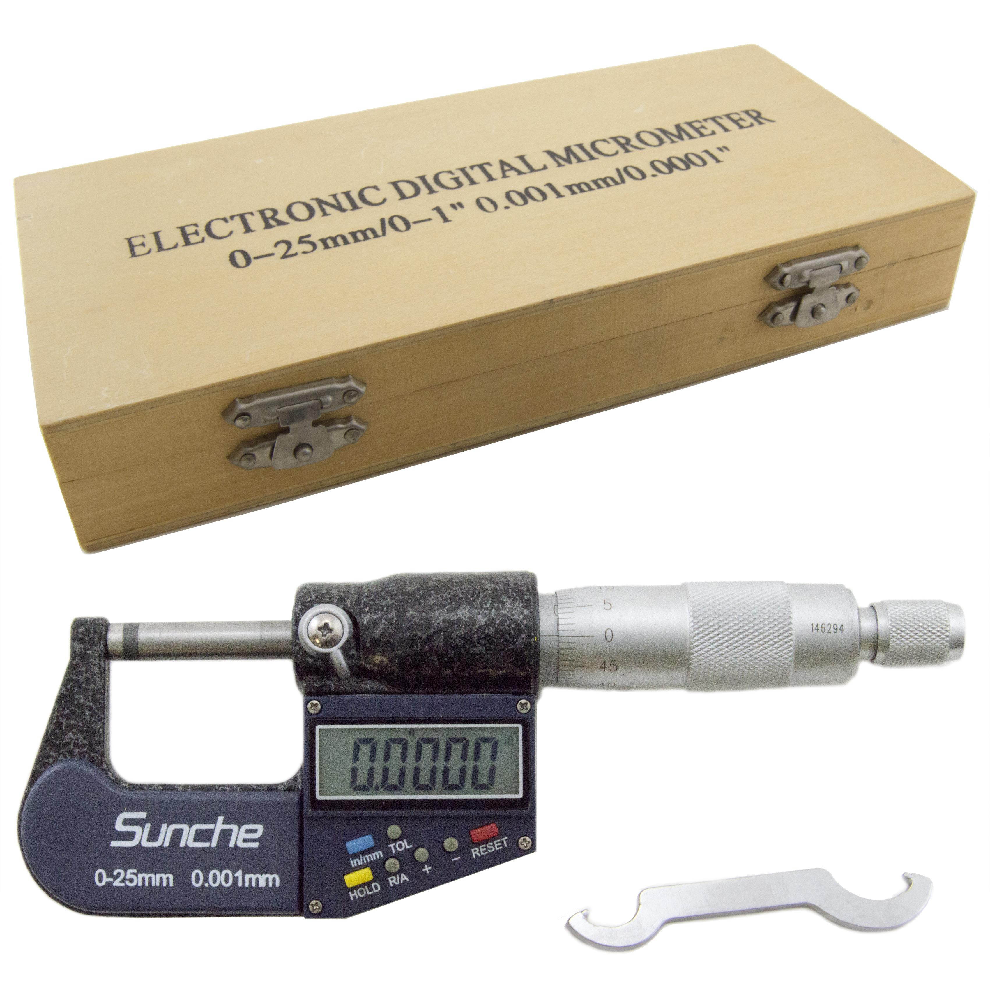 Digital Micrometer - 0-1" Range with LCD screen