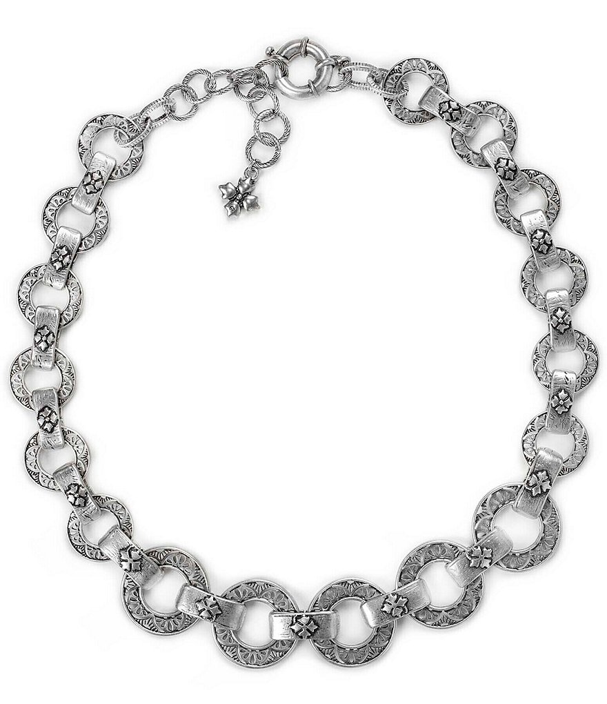 Patricia Nash Filigree Multi Disc Short Necklace