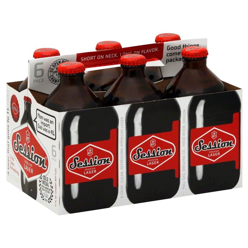 Full Sail Session Lager Beer - 6pk/12 fl oz Bottles