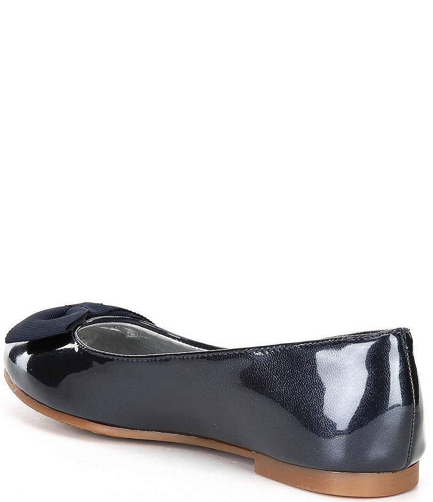 Copper Key Girls' Joyyful Patent Bow Detail Ballet Flats (Youth)