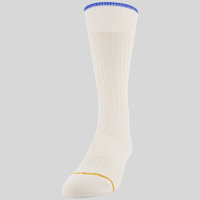 Signature Gold by GOLDTOE Men's Tipper Crew Socks 3pk – Moss 6-12.5