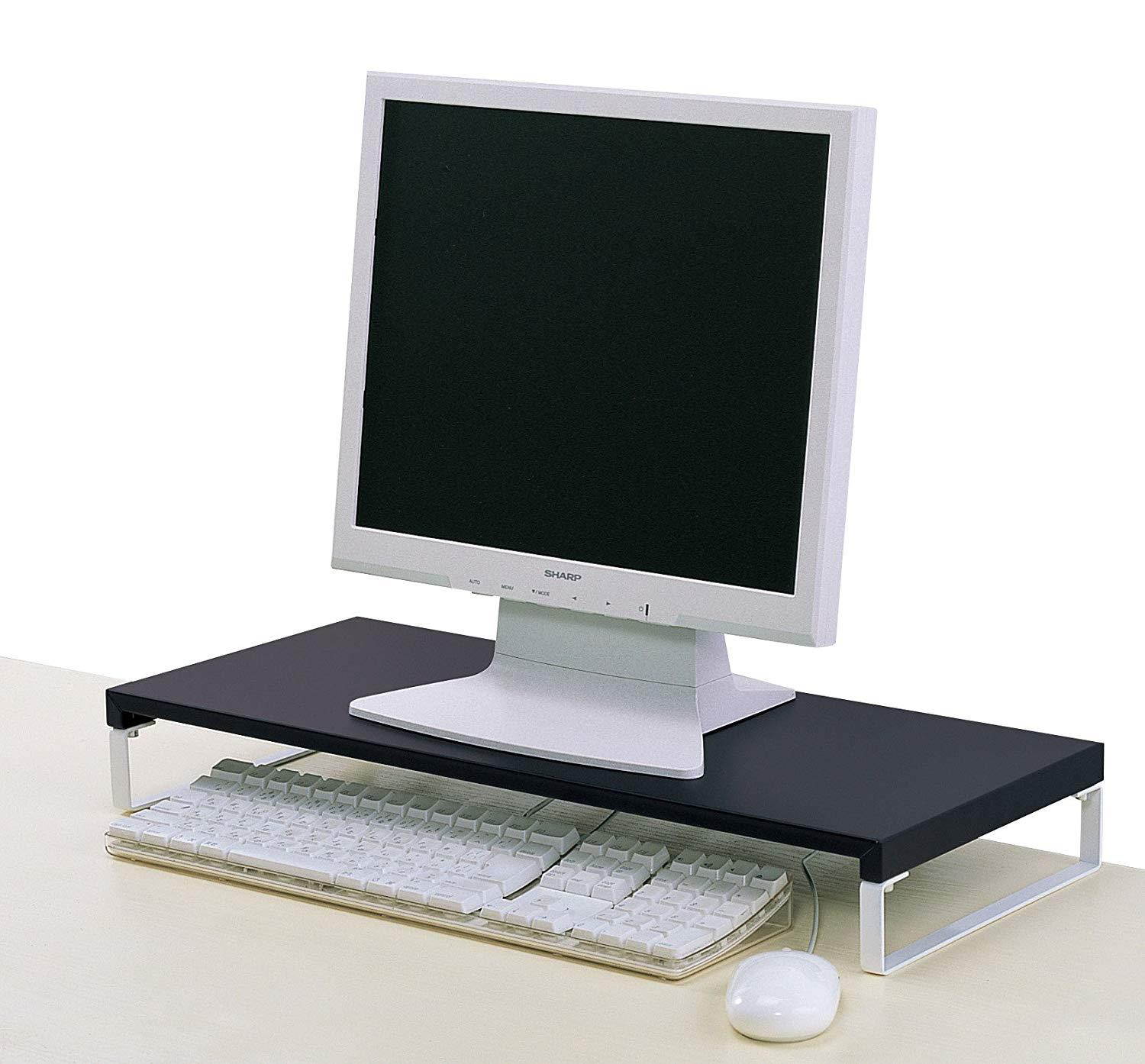 LIHIT LAB Desktop Stand (Monitor Stand), Pink, 9.8 x 23.2" x 3.1" (A7332-3)