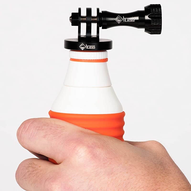 Aluminum Alloy CNC Metal GoPro Tripod Adapter/Monopod Mount with Aluminum CNC Thumbscrew for GoPro Max, GoPro Hero 9, Go Pro Hero 8, 7, 6, 5, 4, and DJI Osmo Action