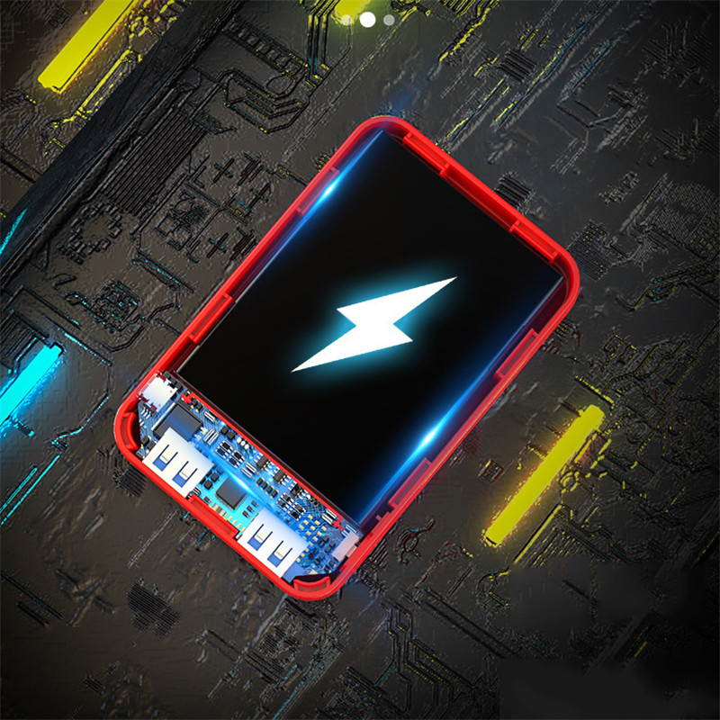 6,000mAh Power Bank For Xiaomi Mi Iphone 8 External Battery Portable Charger Double USB Powerbank Mini Powerbank Bateria Externa