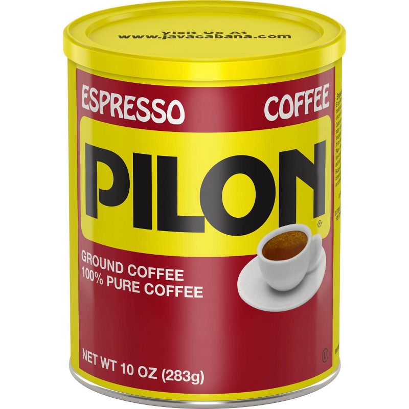 Pilon Espresso 100% Pure Dark Roast Ground Coffee - 10oz