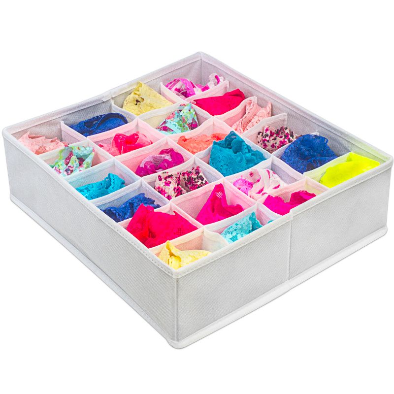 4pc Sorbus Cube Storage Box White