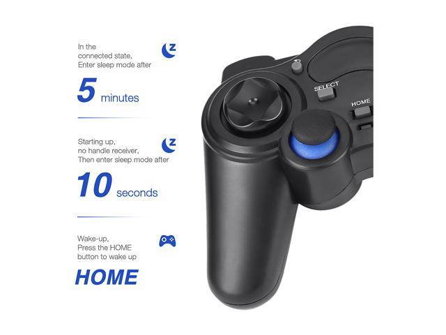 First Power 2.4GHz RF PS3 Wireless Controller Handle Gaming Gamepad Joystick for Tablet Phone PC TV Precision Motor Transmission Controller