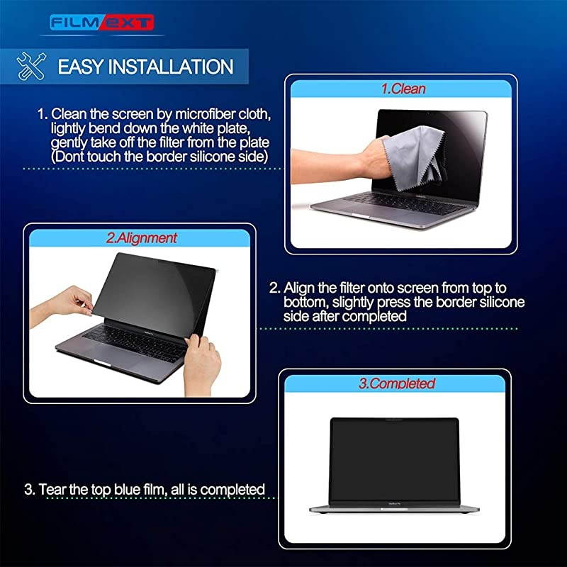 MacBook Pro 16 inch New Removable HD Privacy Screen Protector Filters Bubble Free Design Microfiber Cloth Touch The Mouse Protector TPU Keyboard Cover NEW MacBook Pro 16 inch2019