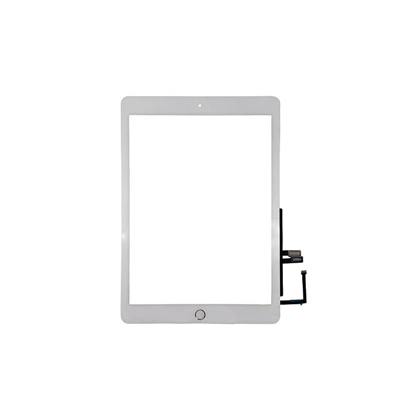 Screen Digitizer + Home Button Replacement for iPad 6 2018 A1893 A1954 White