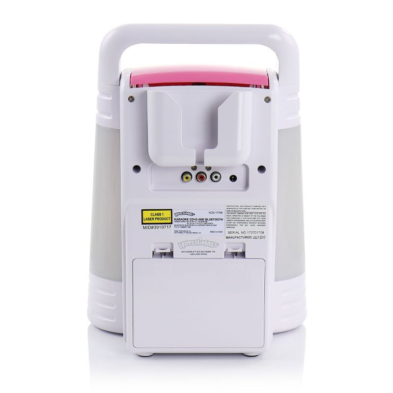 Hatchimals Colorful Flashing Lights Karaoke Machine with Microphone