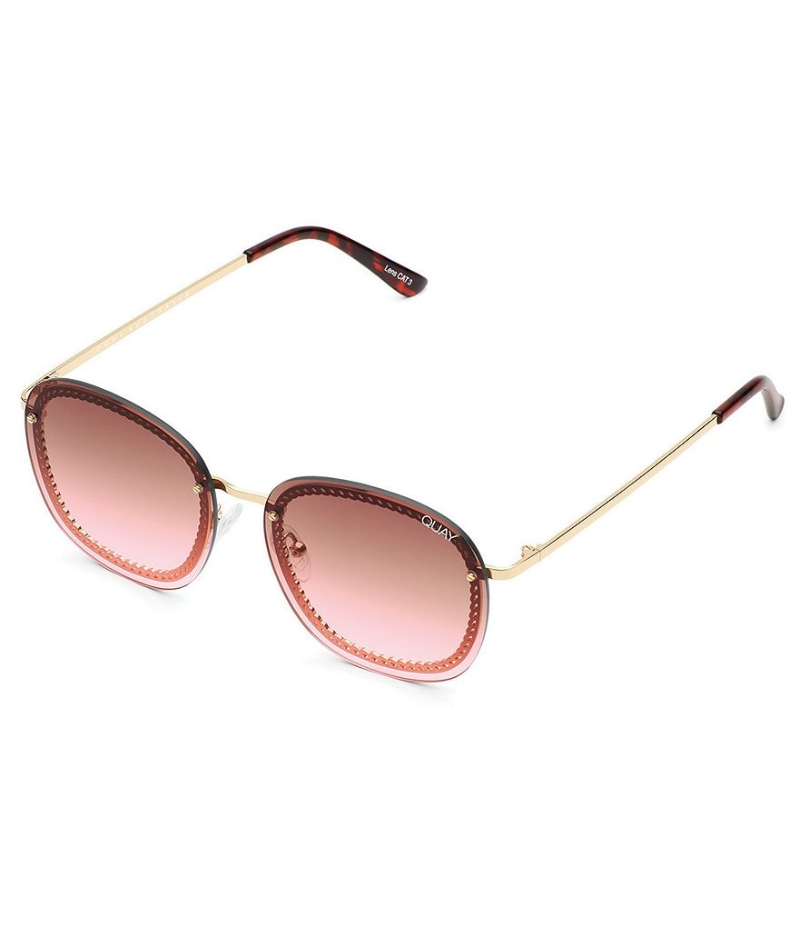 Quay Australia Jezabell Chain Round Sunglasses