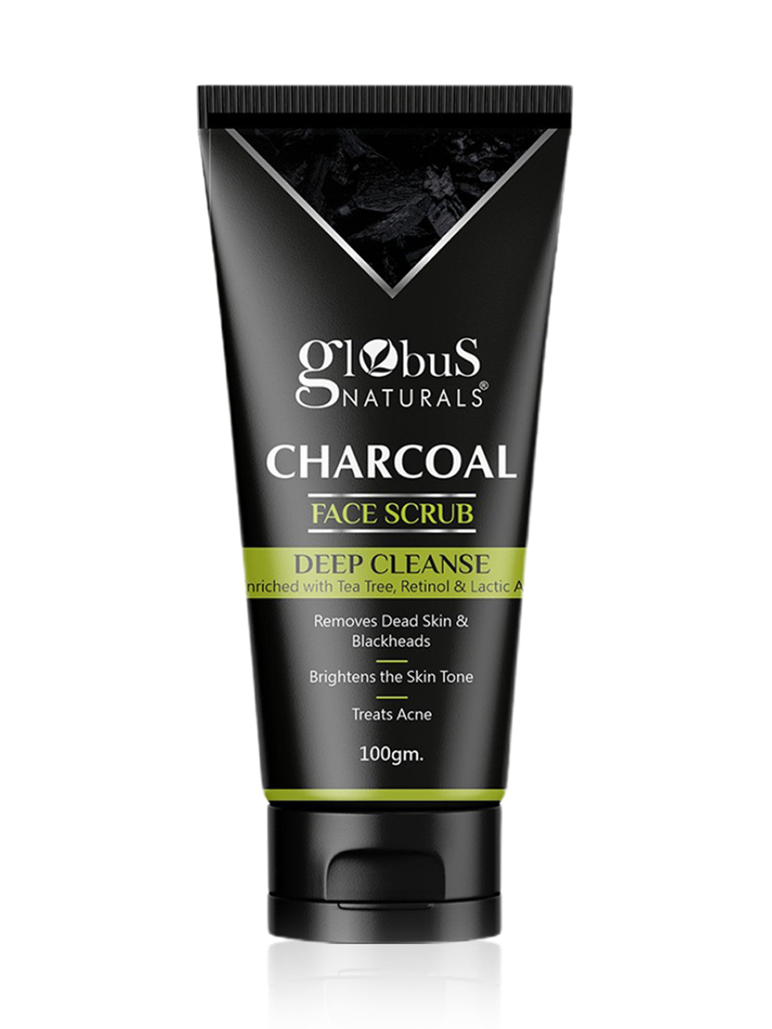Globus Naturals Charcoal Face Scrub - 100 gm
