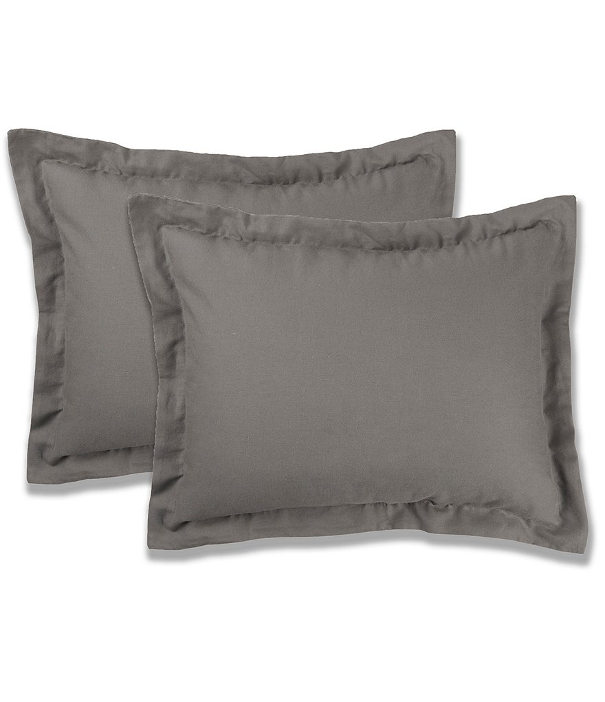 Villa by Noble Excellence Basketweave Pebble Sham 2-Piece Set