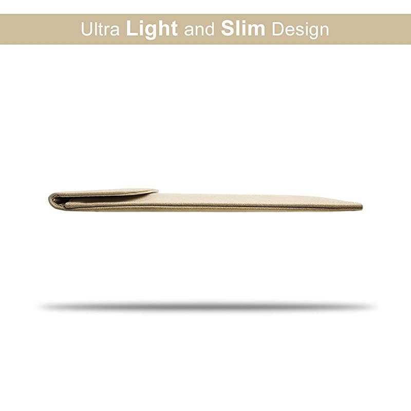 6 Inch Kindle Sleeve for All-New Kindle 2019/Kindle Paperwhite (Included 2018 Version)/Kindle Voyage/Kindle (8th Gen, 2016)/Kindle 4/5/Kindle Touch Protective Pouch Bag Case Cover, Khaki