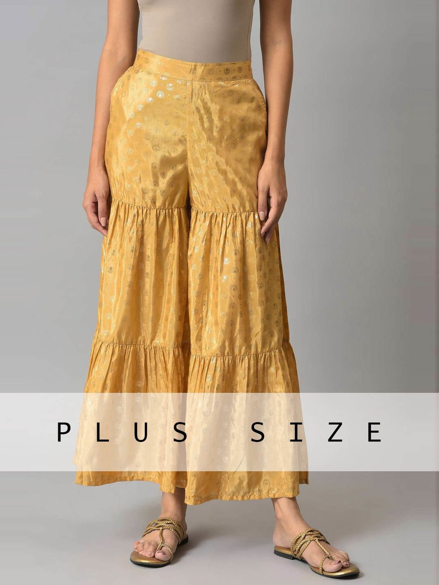 Elleven from Aurelia Golden Printed Sharara