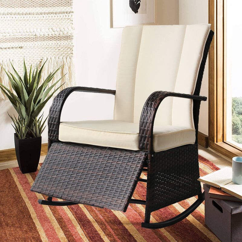 Rocking Chair with Cushions - Vasagle