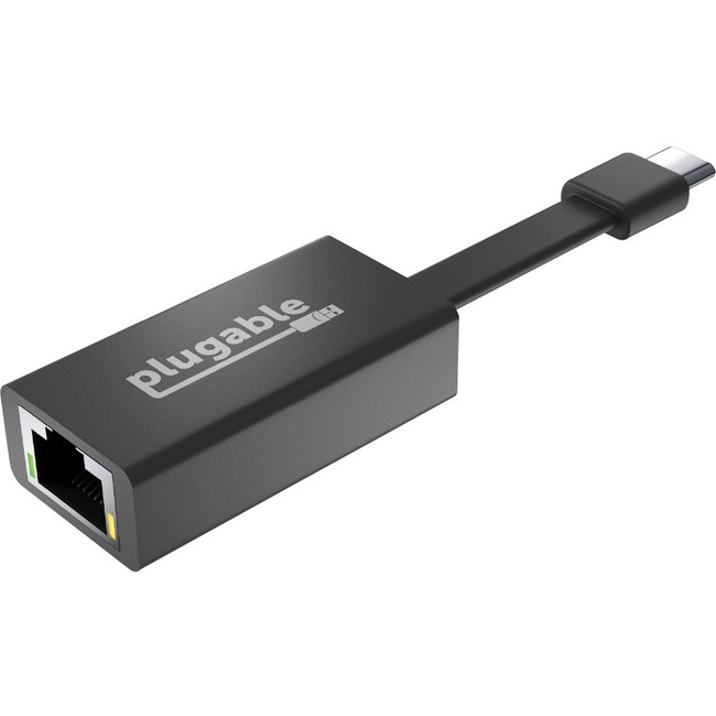 Plugable USB C to Ethernet Adapter, Fast and Reliable Gigabit Speed, Thunderbolt 3 to Ethernet Adapter Compatible with MacBook Pro, Windows, macOS, and ChromeOS