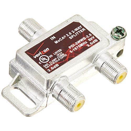 FiOS 2 Way MoCA 20 Splitter PDI2WWB20 35dB with Screw Set