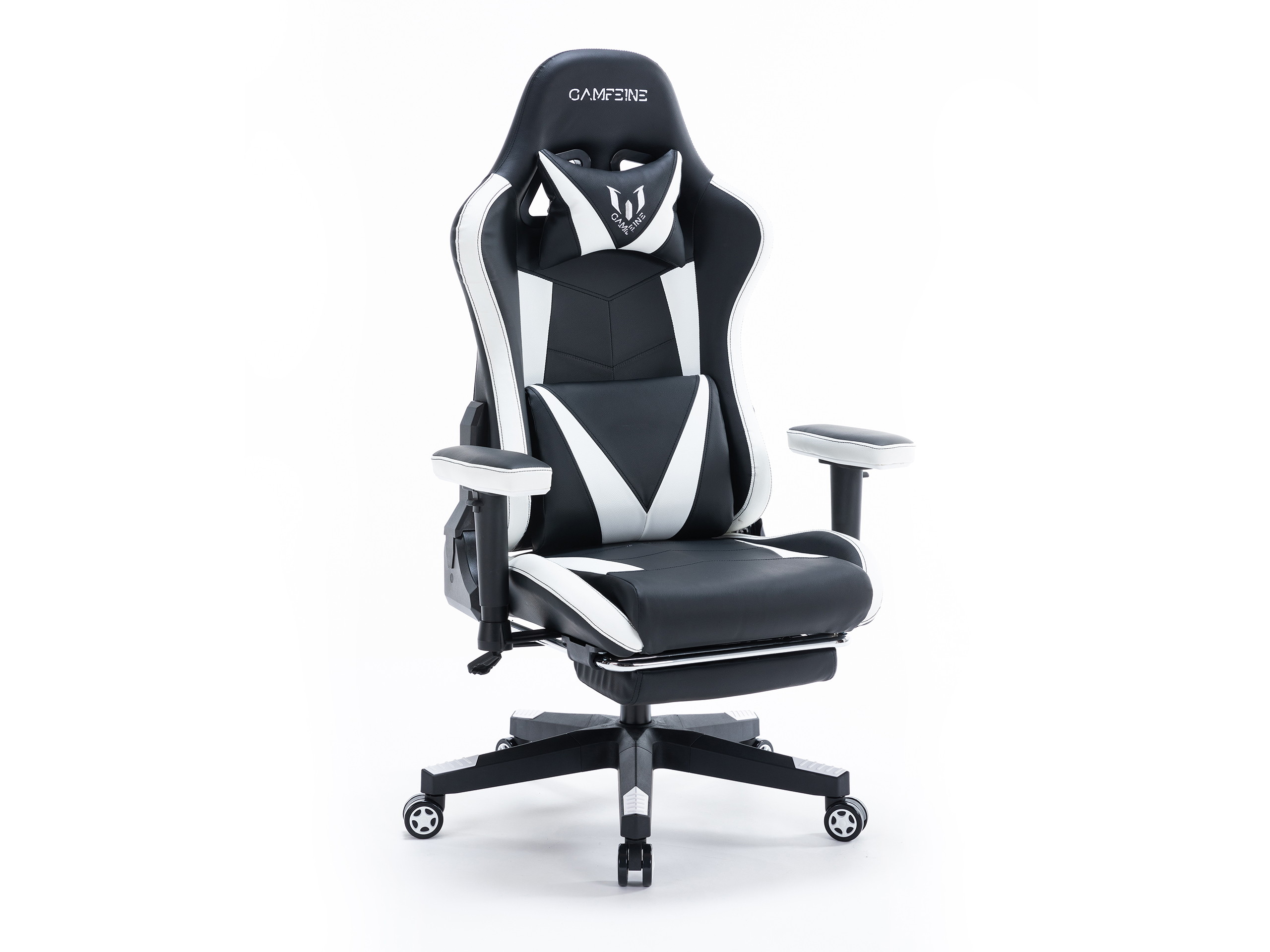 Volans Adjustable High Back Gaming Recliner Chair, Racing Office Desk Chair with Removable Lumbar Support and Footrest