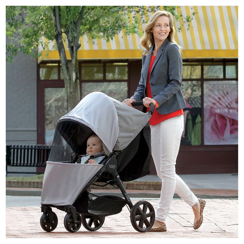Britax Sun & Bug Stroller Cover - Gray