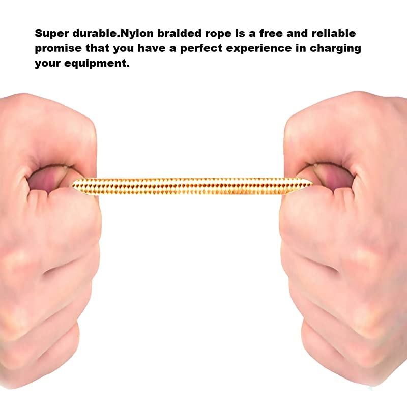 2Pack  Micro USB Cable 5 Ft Micro USB Fast Charging Cord Charging Nylon Braided Replacement High Speed Data Sync Charger Compatible with Kindle Touch 2011 Fire KeyboardBlack+Blue