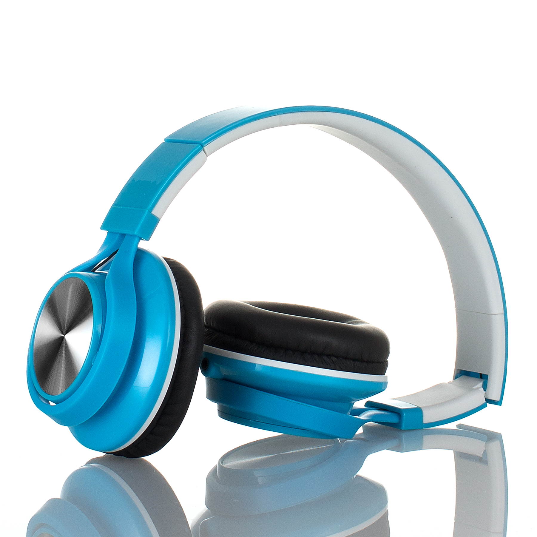 Frisby FHP-940 Foldable Portable Multimedia On-Ear Headphone Headset w/ In-Line Mic & Volume Crtl for Smartphones Laptops Tablets Desktops