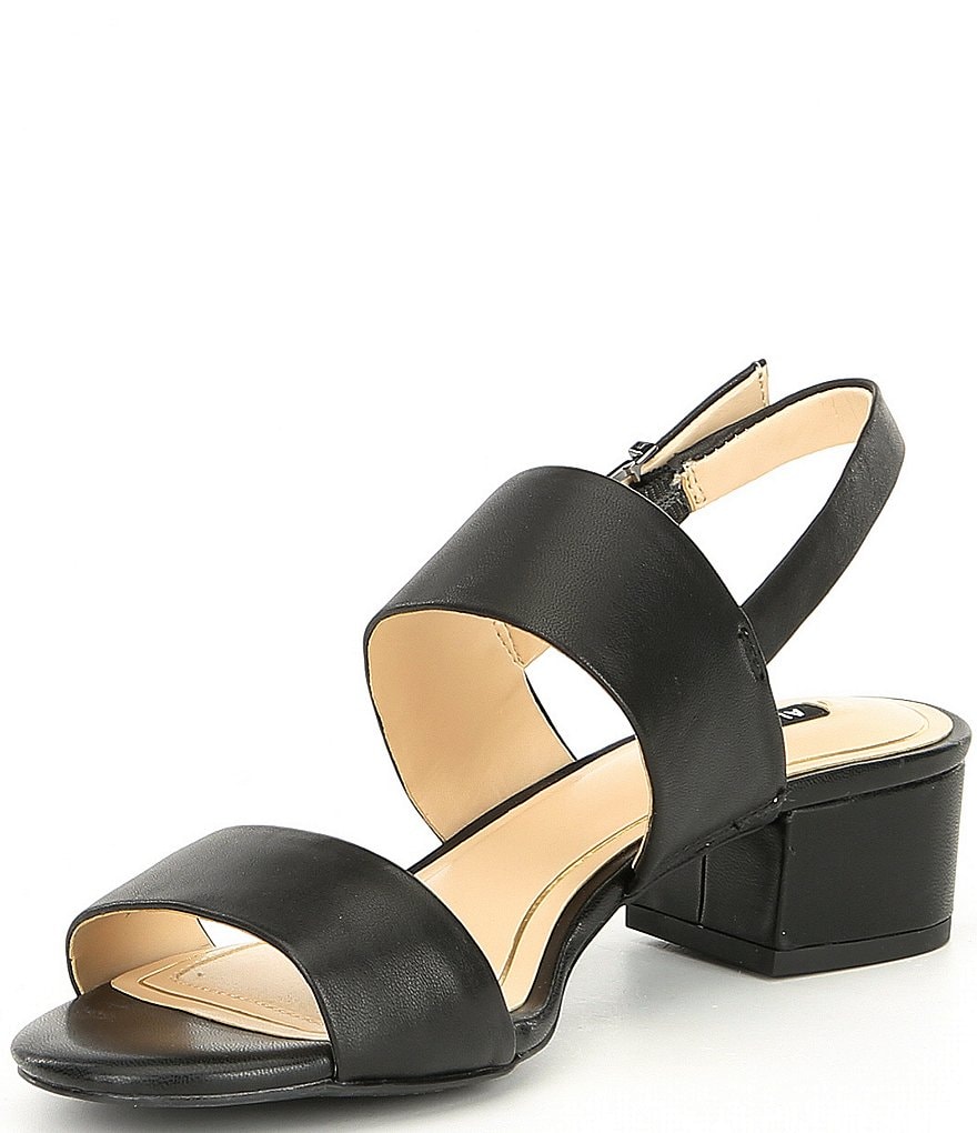 Alex Marie Calina Leather Block Heel Sandals