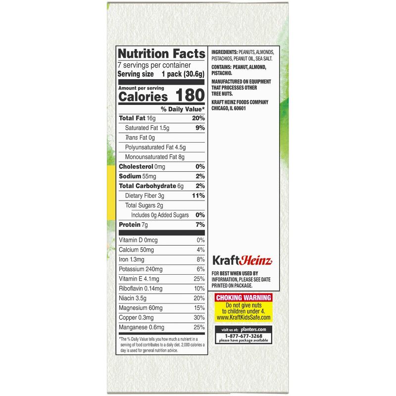 Planters Nut-Rition Men's Health Mix - 7ct