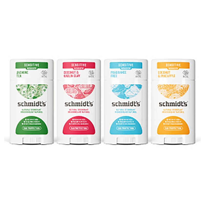 Schmidt's Coconut + Kaolin Clay Aluminum-Free Natural Sensitive Skin Deodorant Stick - 2.65oz