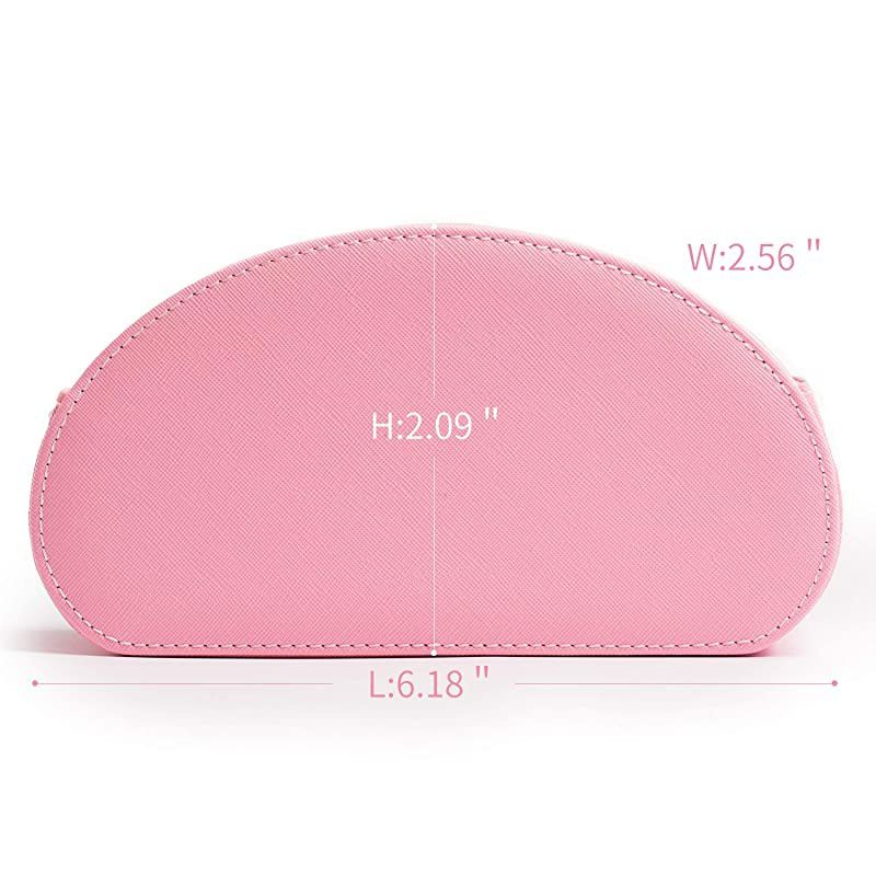 Control Holders Organizer Box, Makeup Brush Holder with Pink PU, Office Organization and Storage Caddy Store Tv Holders,Brush,Pencil,Glasses and Media Player (Pink)