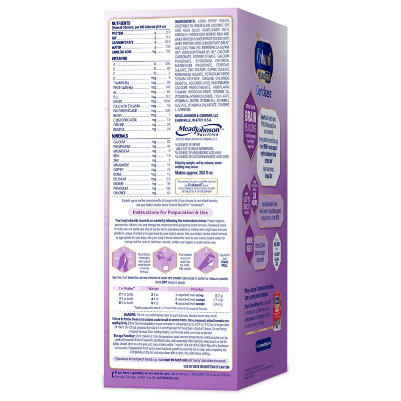 Enfamil NeuroPro Gentlease Formula Powder XL Refill Box - 35.2oz