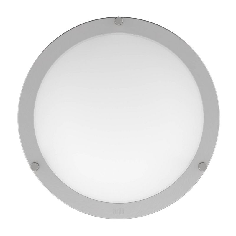 13" LED Circadian Wellness Flush Mount Ceiling Light White - Brilli