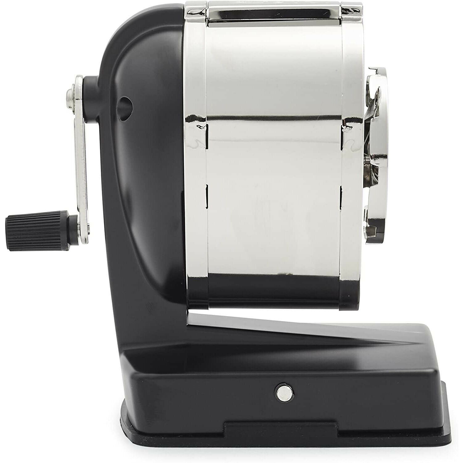 X-ACTO 1072LMR KS Manual Classroom Pencil Sharpener, Vacuum-Base, Manual, 4" x 5.5" x 5.5", Black/Nickel