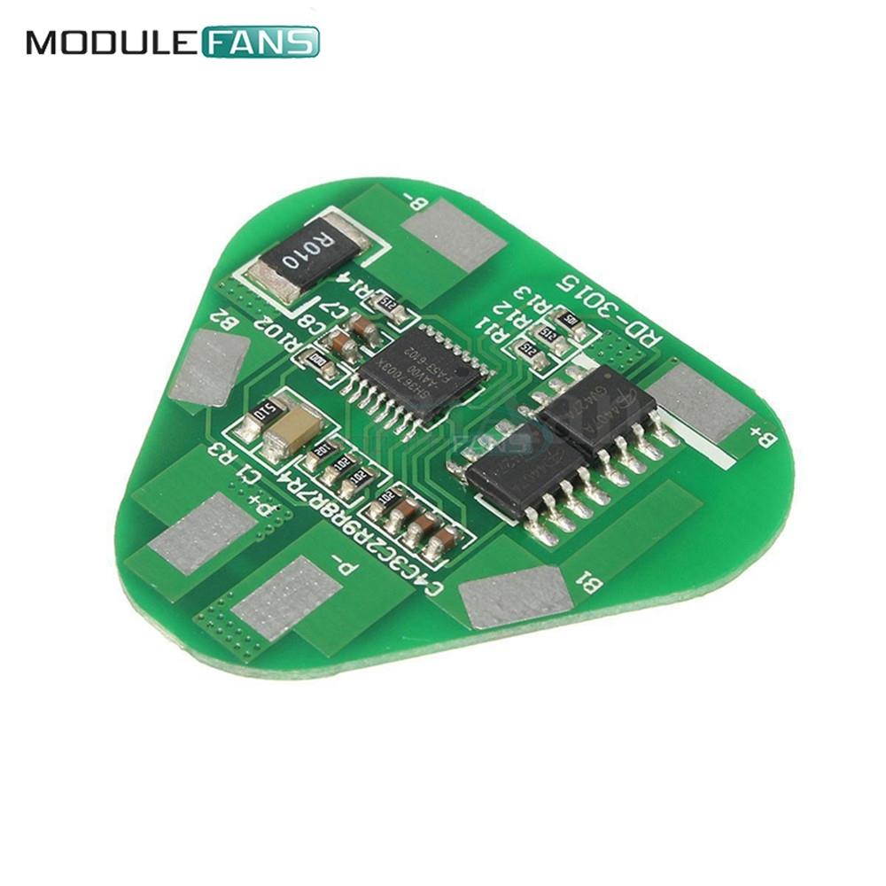 5PCS Li-Po Cylindrical Prismatic Lithium Polymer Battery  3S 3 Serial 4A Li-ion 3 Cell PCB Module Diy Electronic Module