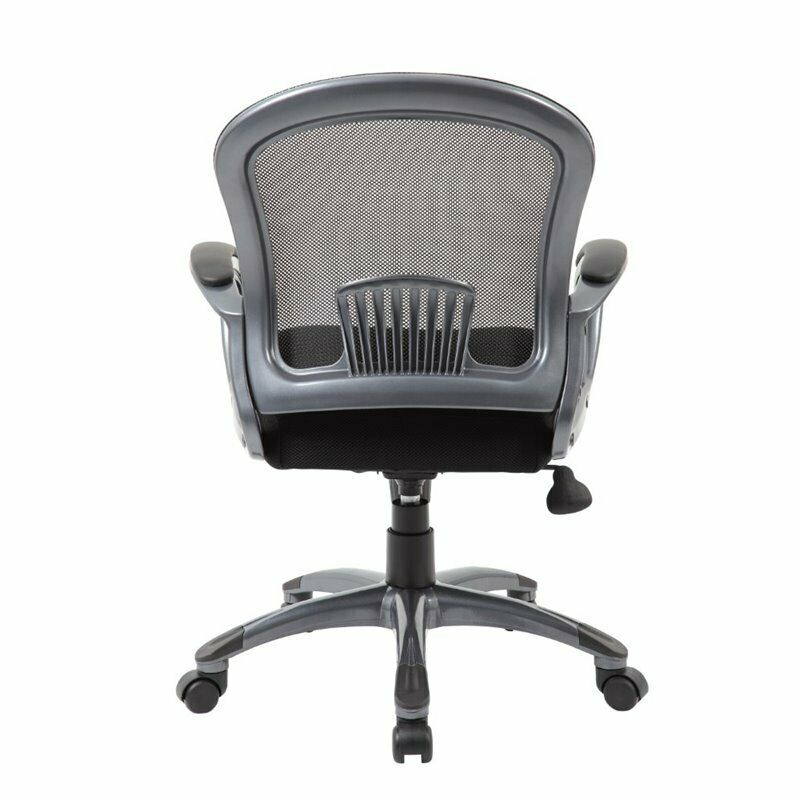 Boss Office Ergonomic Mesh Task Chair in Black
