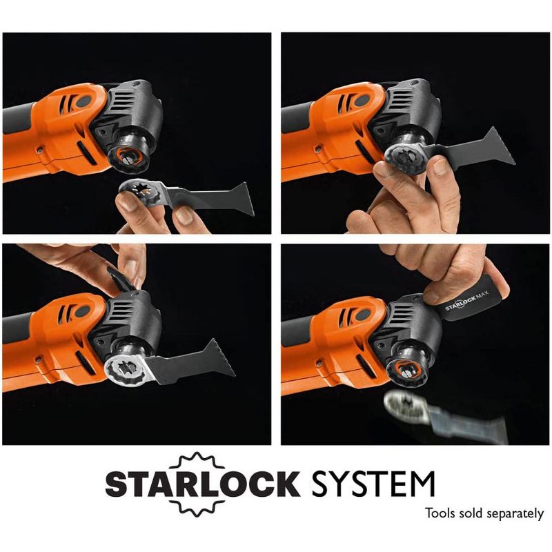 Fein 63502134270 E Cut Standard Wood, Drywall, & Plastic Oscillating Multitool Starlock 2 x 2.5 Inch Saw Blade Tool Set (3 Pack)