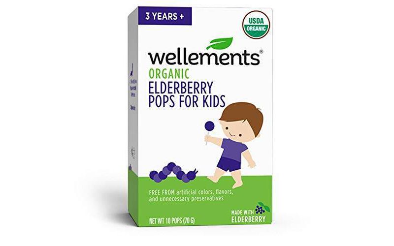 Wellements Organic Elderberry Pops - 10ct