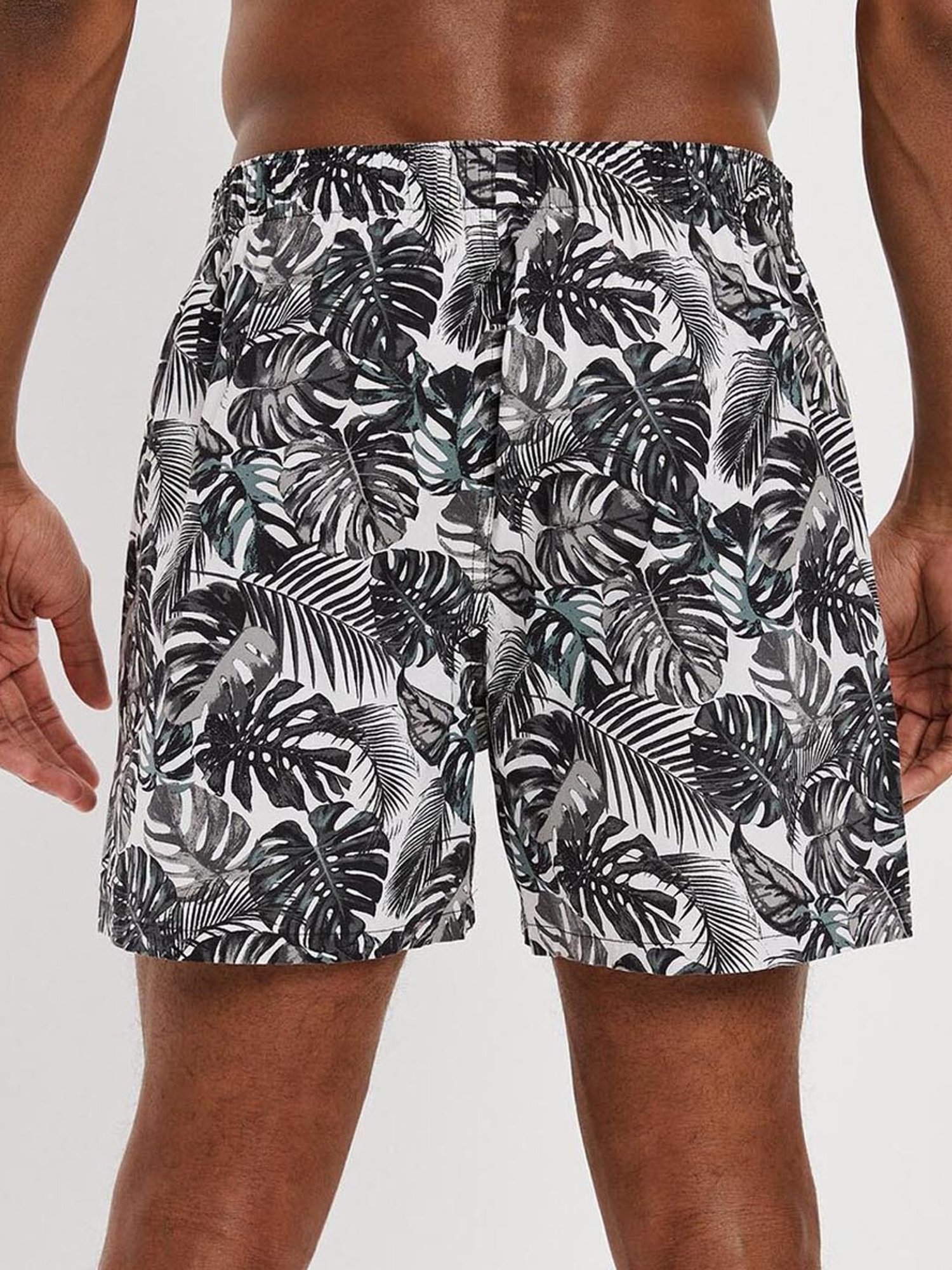 American Eagle Black Regular Fit Printed Boxers