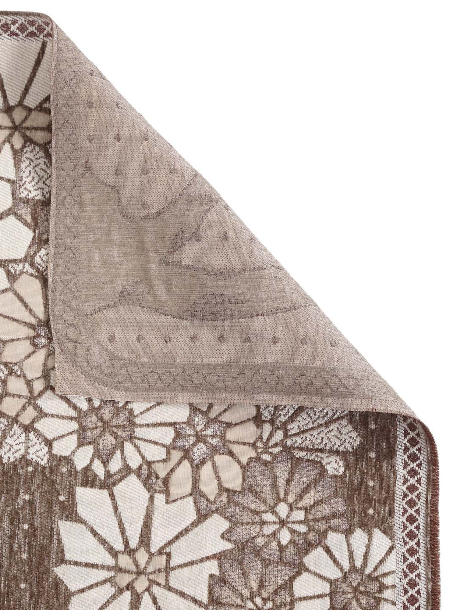 MODERN HOMES White Cotton Hand-Knotted Curtain Ropes - Set of 2