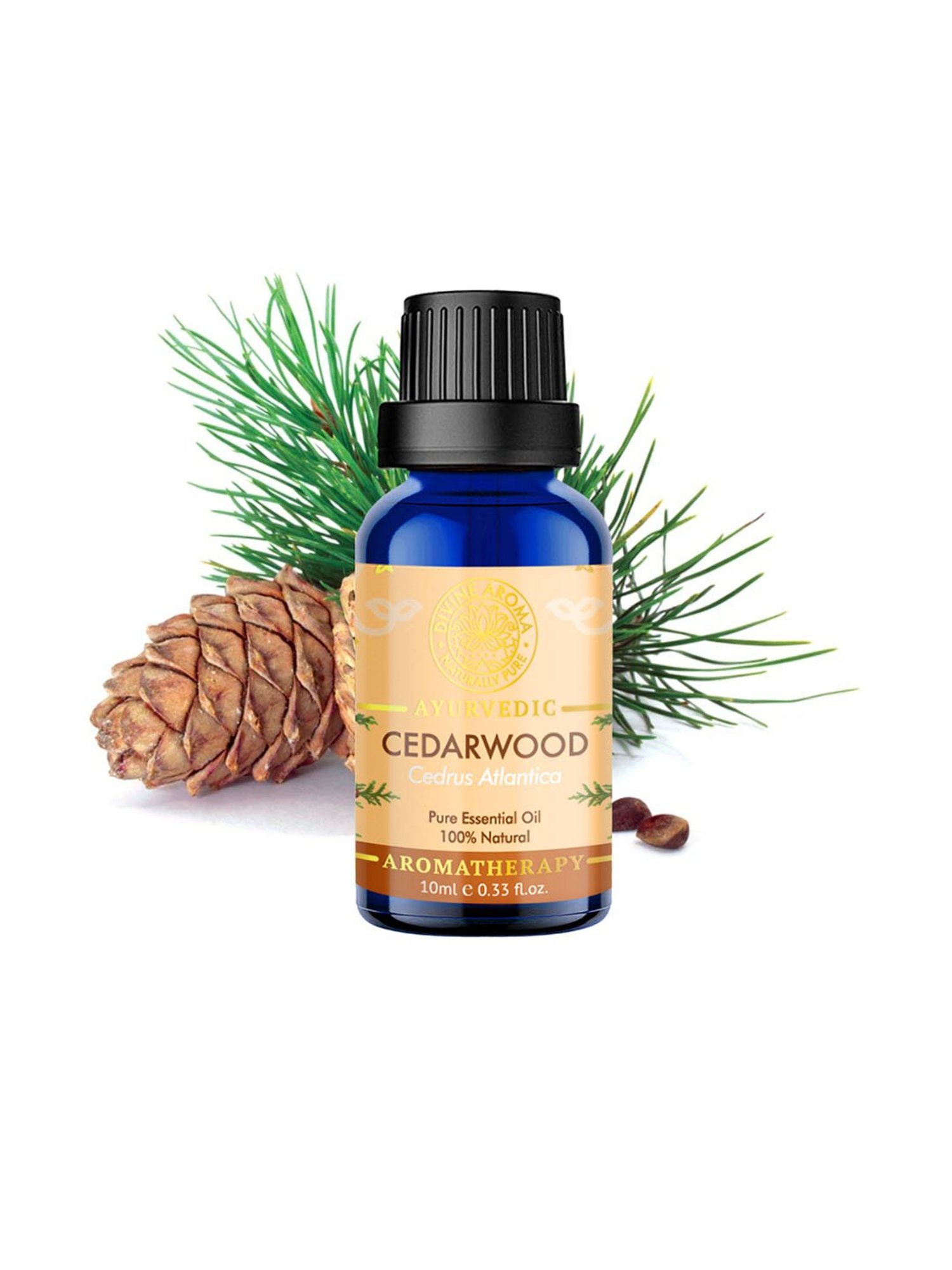 Divine Aroma Cedar Wood Essential Oil - 10 ml