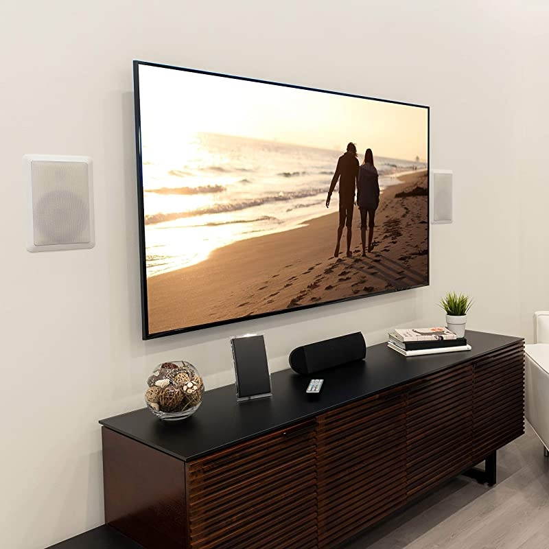 Indoor TV Antenna Amplified Long Ran HD 4K 1080P VHF UHF Extendable Dipole Rabbit Ears Amplifier Signal Booster Digital HDTV Antenna Smart TV Compatible 6Ft Coaxial Cable 34134